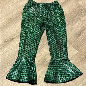 Green Mermaid Scale Kids Bottoms
